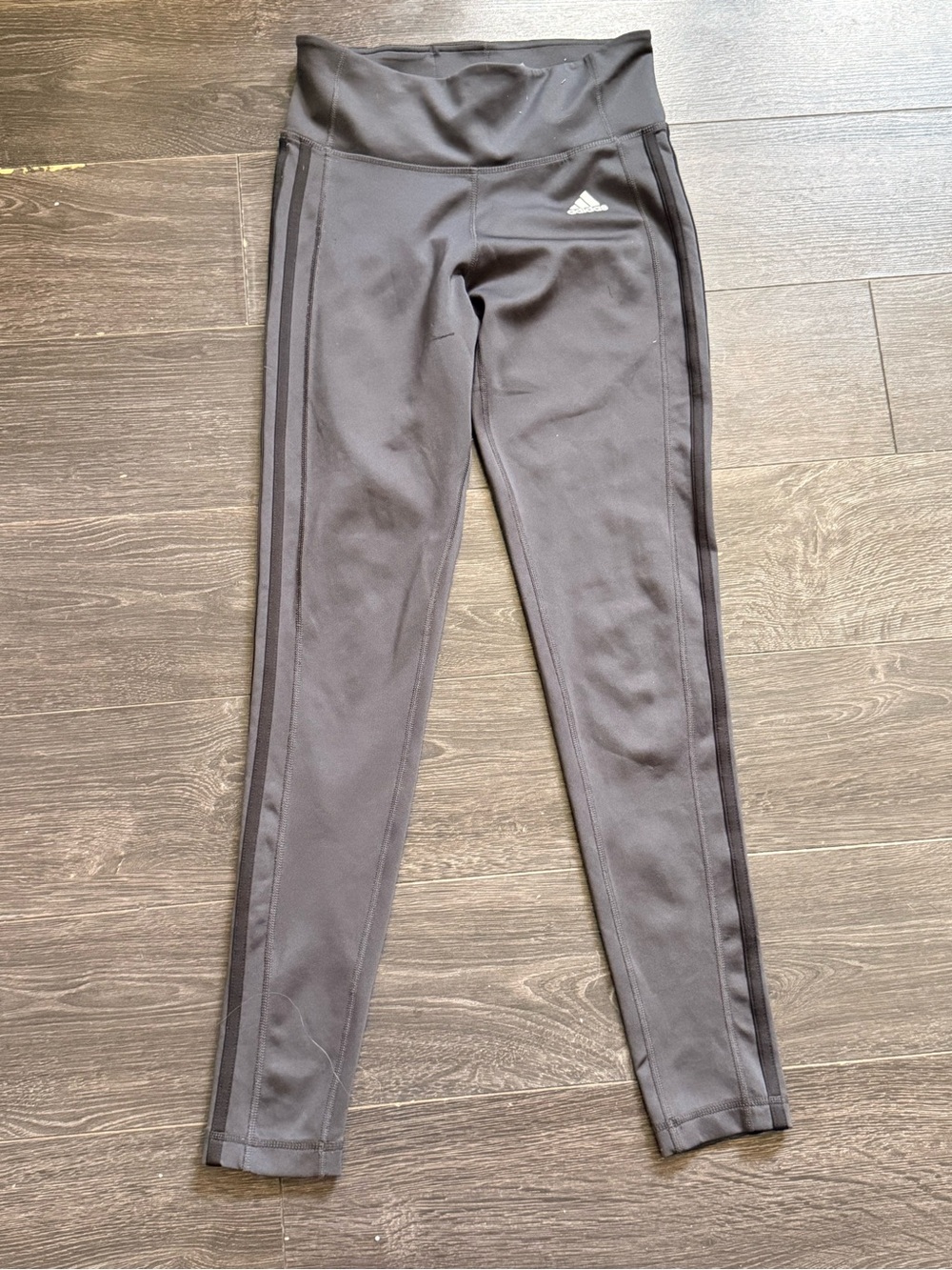 adidas Black Ladies' High-Rise Athletic Leggings